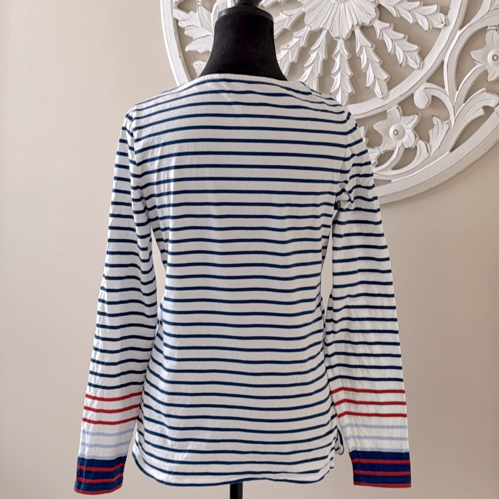 Boden Classic long sleeve Breton top - Picture 2 of 6